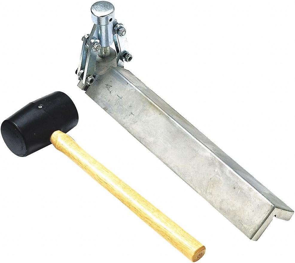 Westward 13A765 Cornerbead Clincher w/Mallet, 13-1/2 x 3
