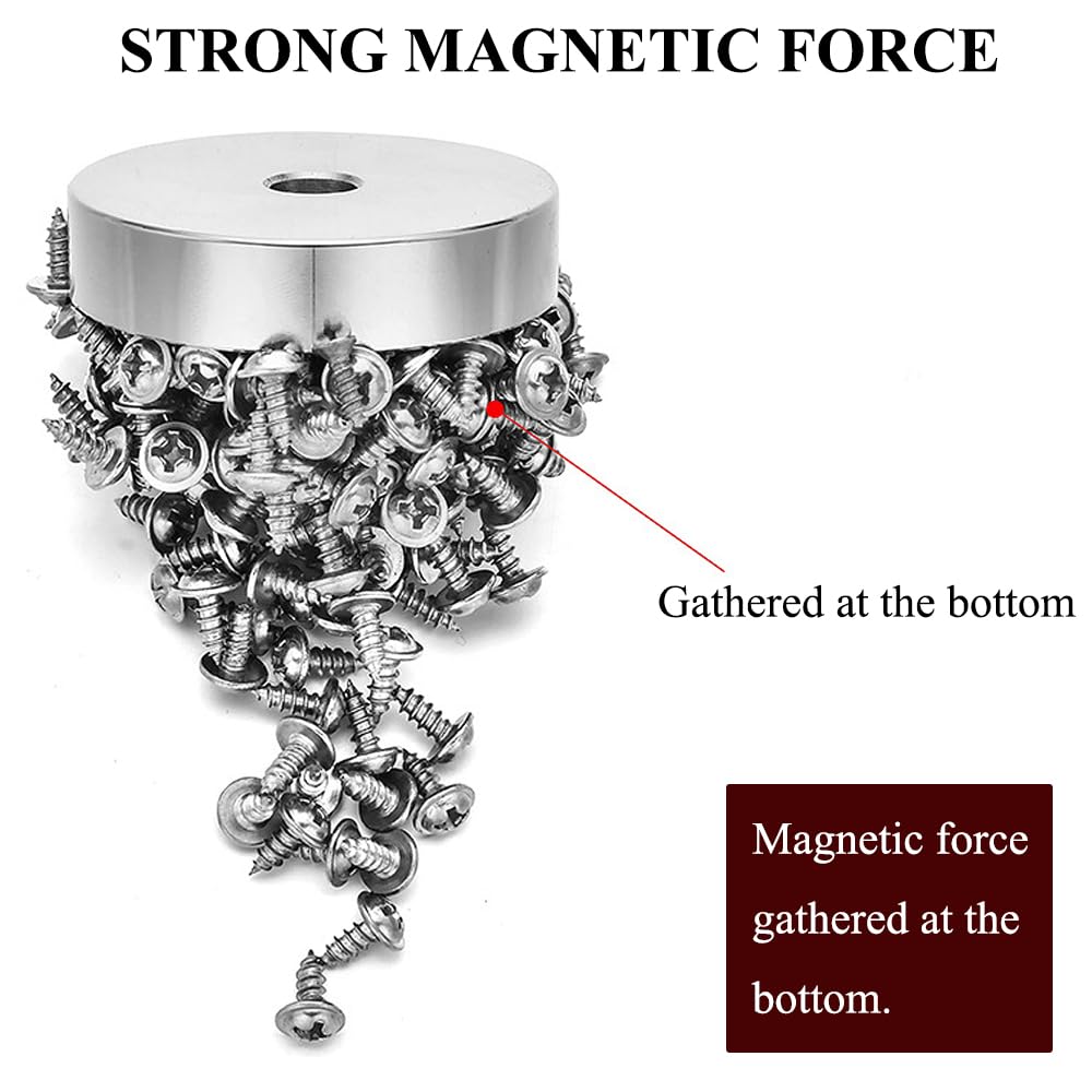 Forte magnete di pesca magneti della terra rara kit di pesca con 20m (64 Ft) corda durevole per la pesca e recupero magnetico Salvage (640LB)