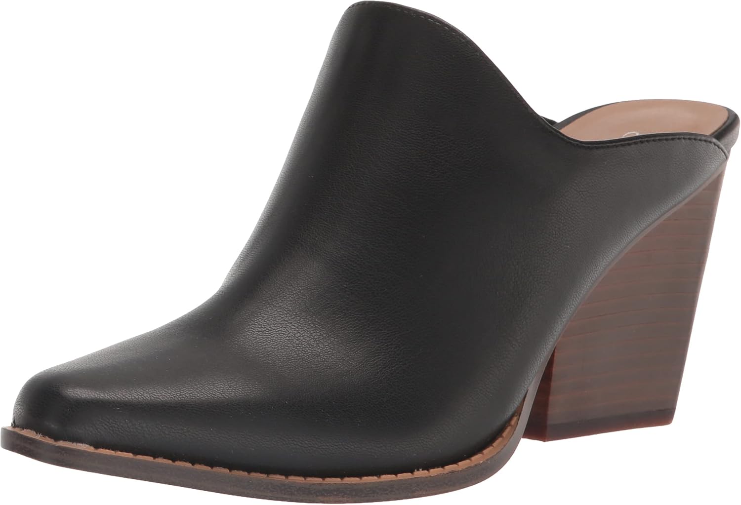 Chinese Laundry Women's Crinkle Mule, Black, 5.5