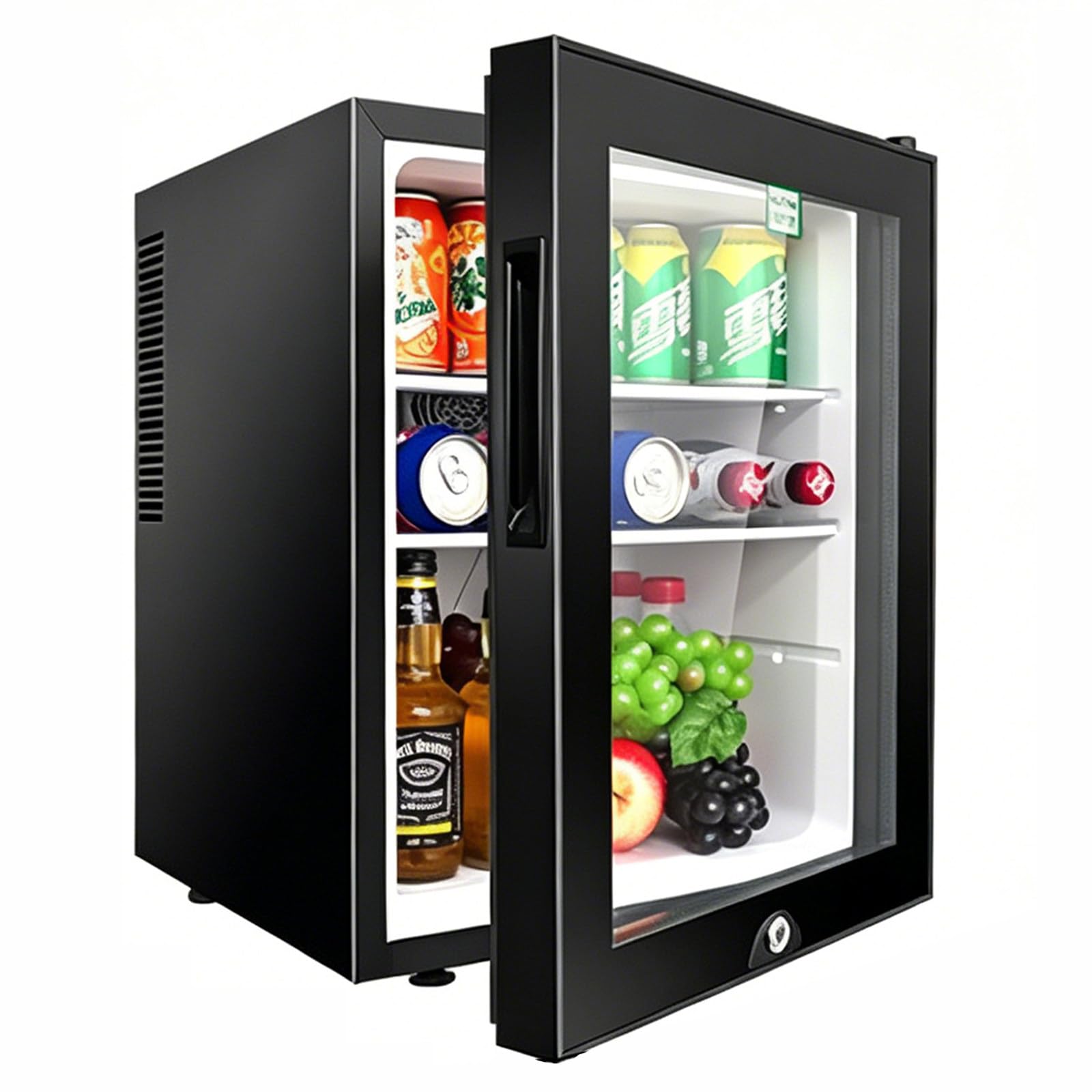 DPQYJPP Tabletop Mini Cooler | 20L/30L/40L Upright Single-Door Cooler 40L