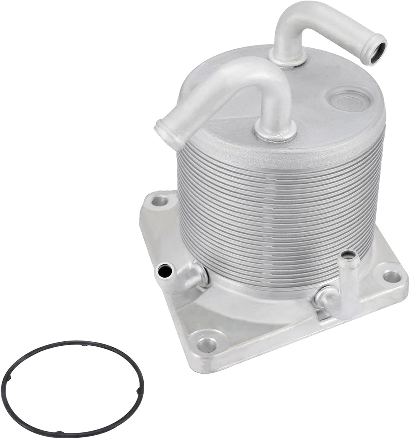 216063TX0A 4 Ports CVT Transmission Oil Cooler Compatible with Nissan Sentra 2007-2012, Rogue 2008-2013, Juke 2011-2014, Replaces 216061XF0A 216061XF00 21606X