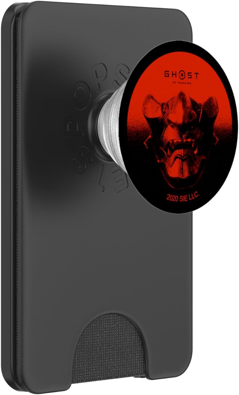 Ghost of Tsushima Half Sun Mask PopSockets Adhesive PopGrip