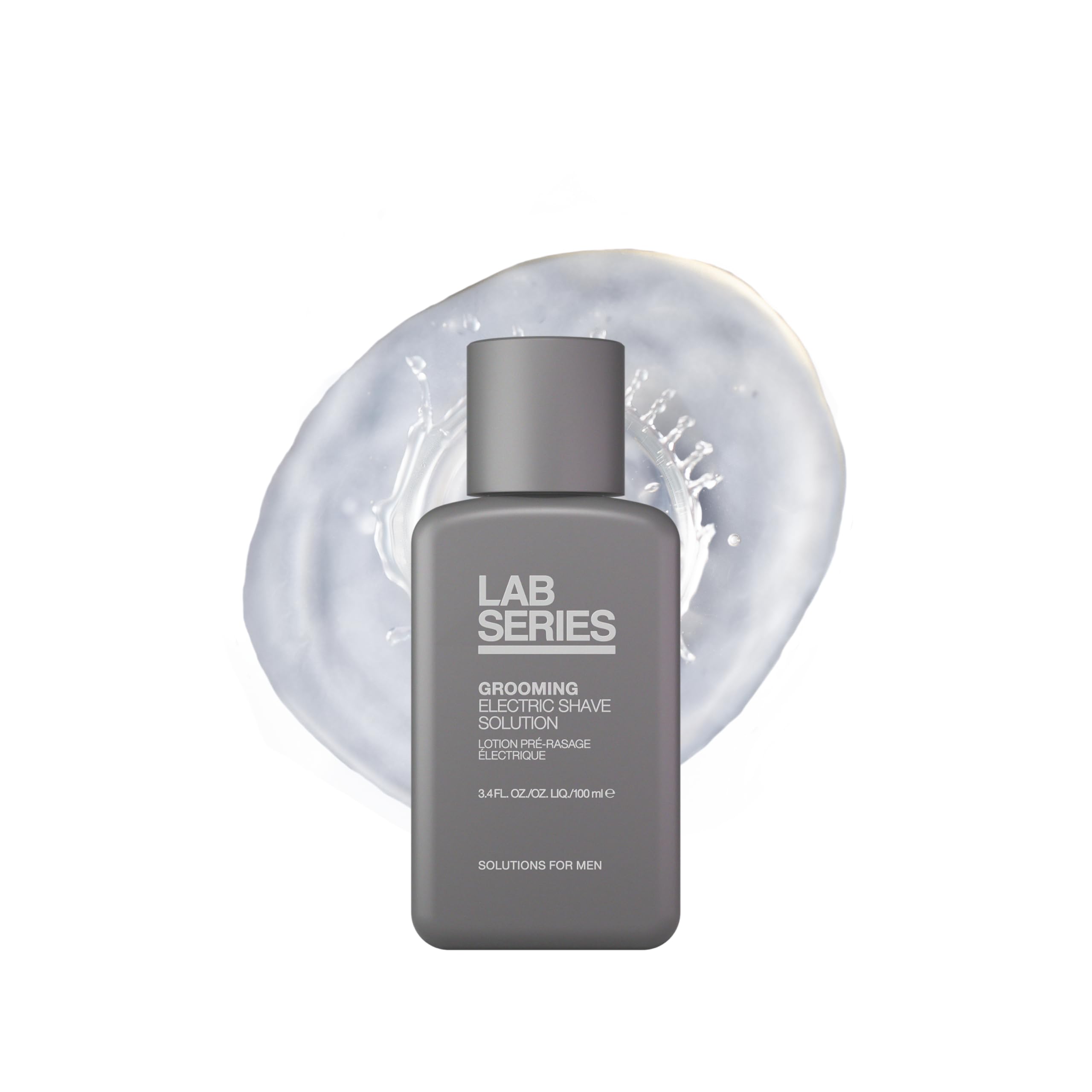 Lab Series Men's Grooming Effortless Pre-Electric Shave Solution - Cools & Refreshes Skin - Skin Care for Men, 3.4 Fl Oz