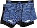 adidas Men's Sport Performance Climalite Trunk Underwear (2 Pack), Blue Looper Print/Black, X-Large