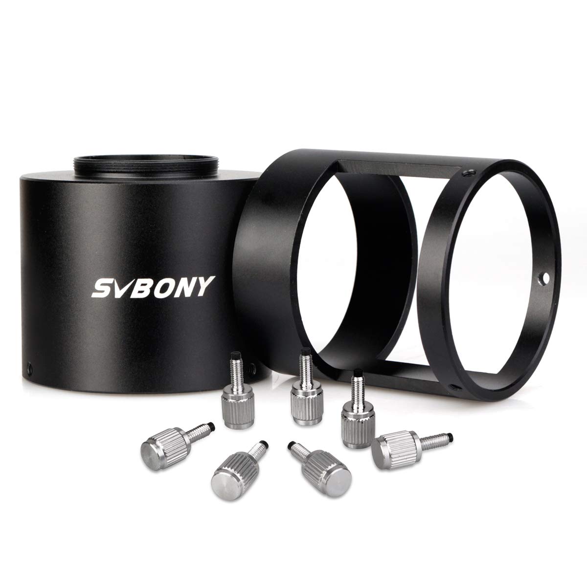 SVBONY SV123 Spektiv Kamera-Adapter für Kamera, Anschluss an Spektiv und Okular-Außendurchmesser 49 mm bis 58 mm