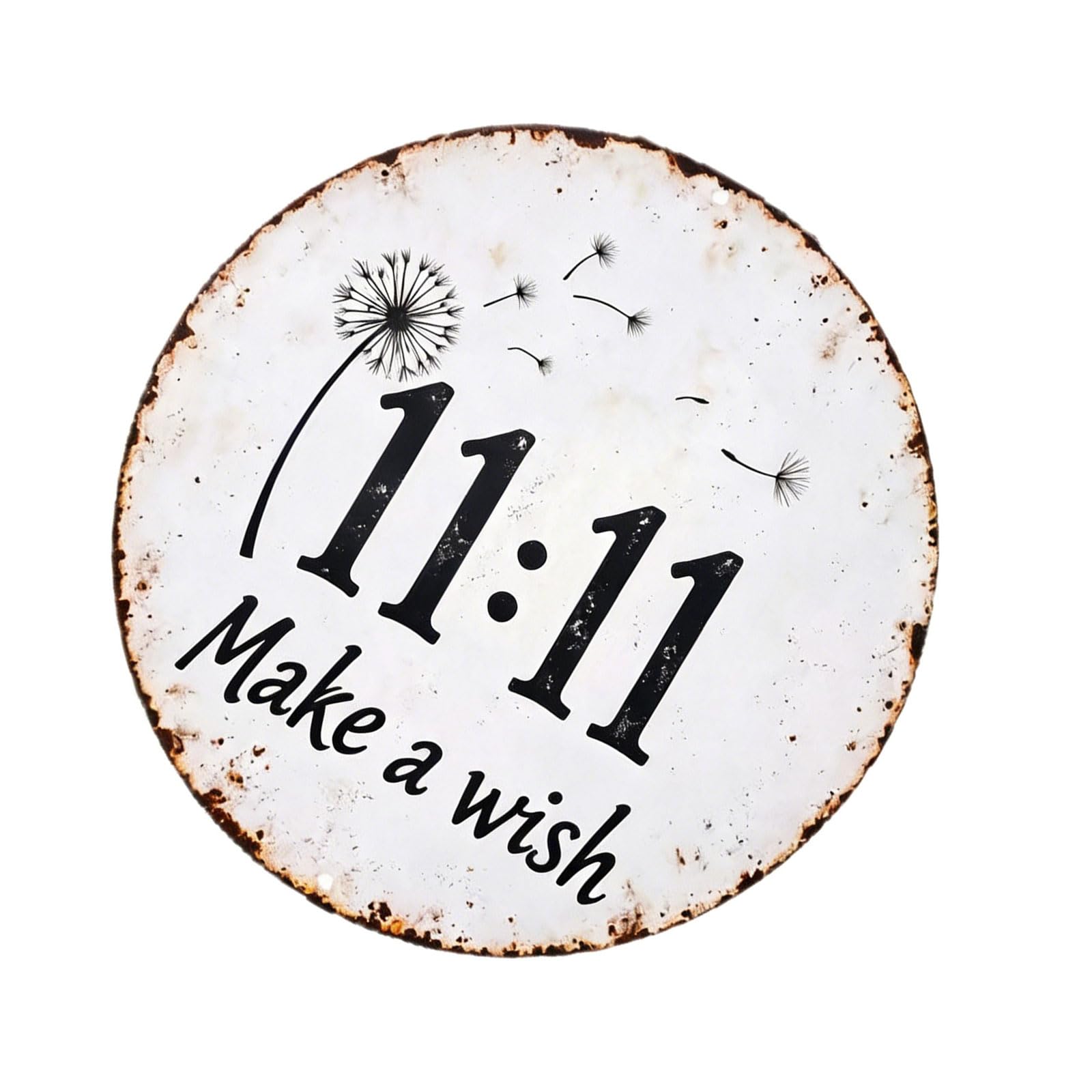 carotoe 11: 11 Make a Wishes Metal Tin Signs Rustics Farmhouse Wall Plaques Decorative Signs for Country Garage Home Decorations Rustics Farmhouse Wall Plaques