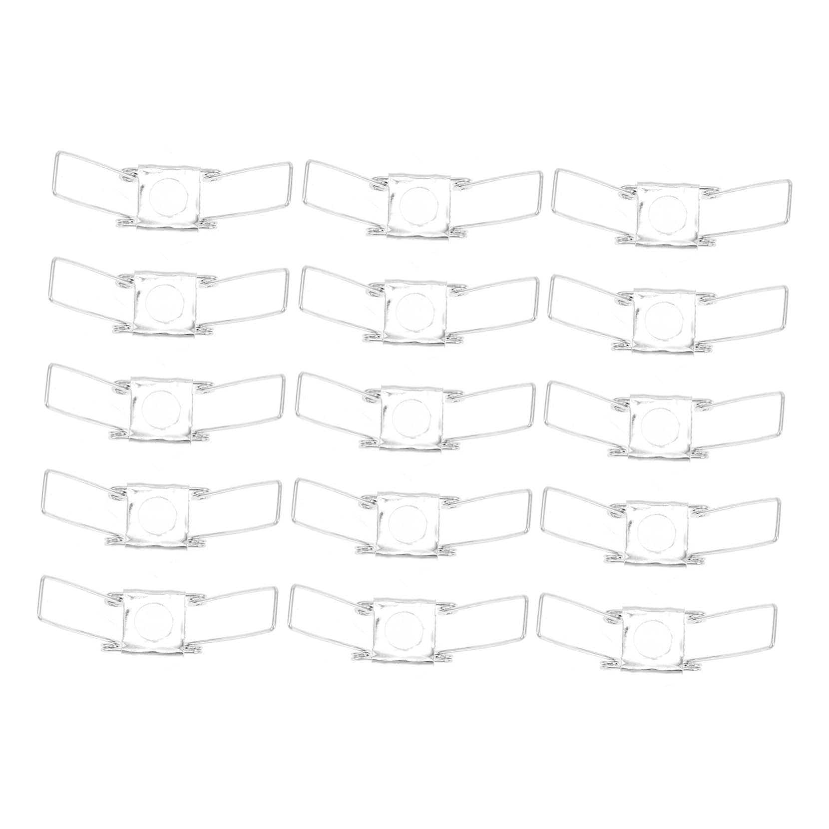 HOUDERCO 20Pcs Ceiling Light Accessories Lampshade Support Buckles Iron Spring Clip Fixing Holder for Chandelier and Table Lamps Easy Installation and Versatile Use