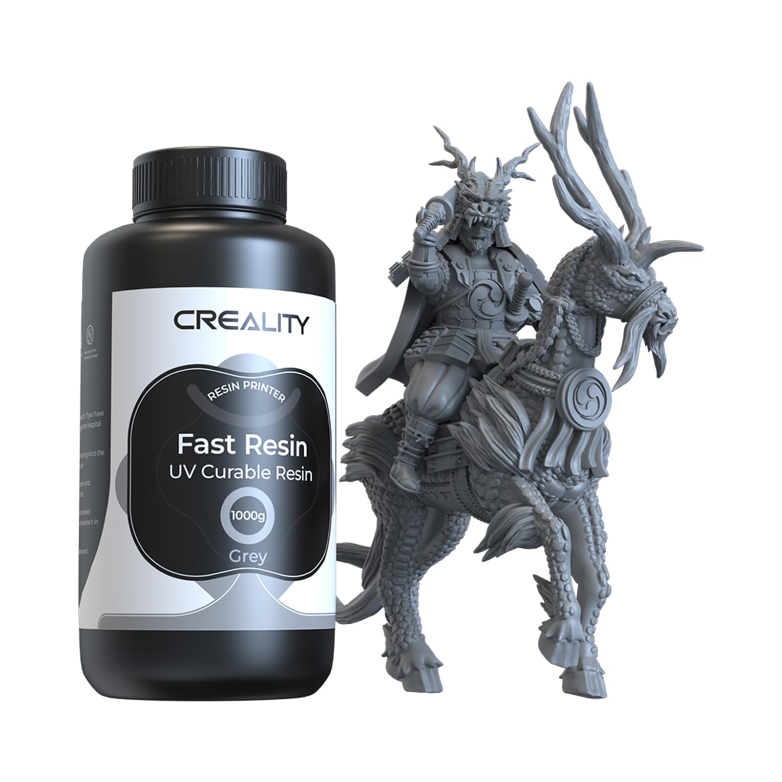 Aramox Resin 3D Printer Resina UV 1KG Polimerizzazione Rapida Basso Odore Elevato Tasso di Successo per Halot Mage Pro Halot SKY ONE RAY e Utenti di Stampa 3D LCD (GREY)
