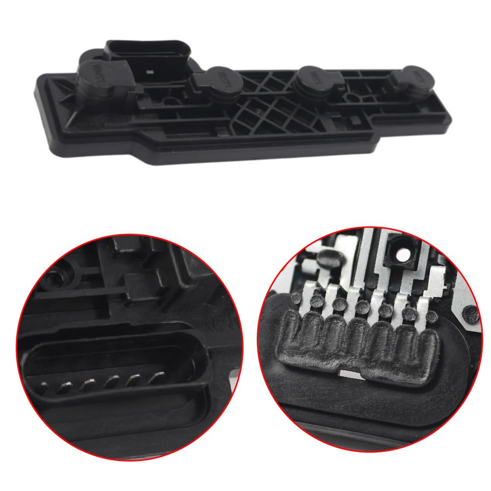 Riloer Douille de support d'ampoule de feu arrière gauche, circuit imprimé de feu arrière, support d'ampoule de feu arrière compatible avec VW Caddy 2004-2014, gauche, 2K5945257A