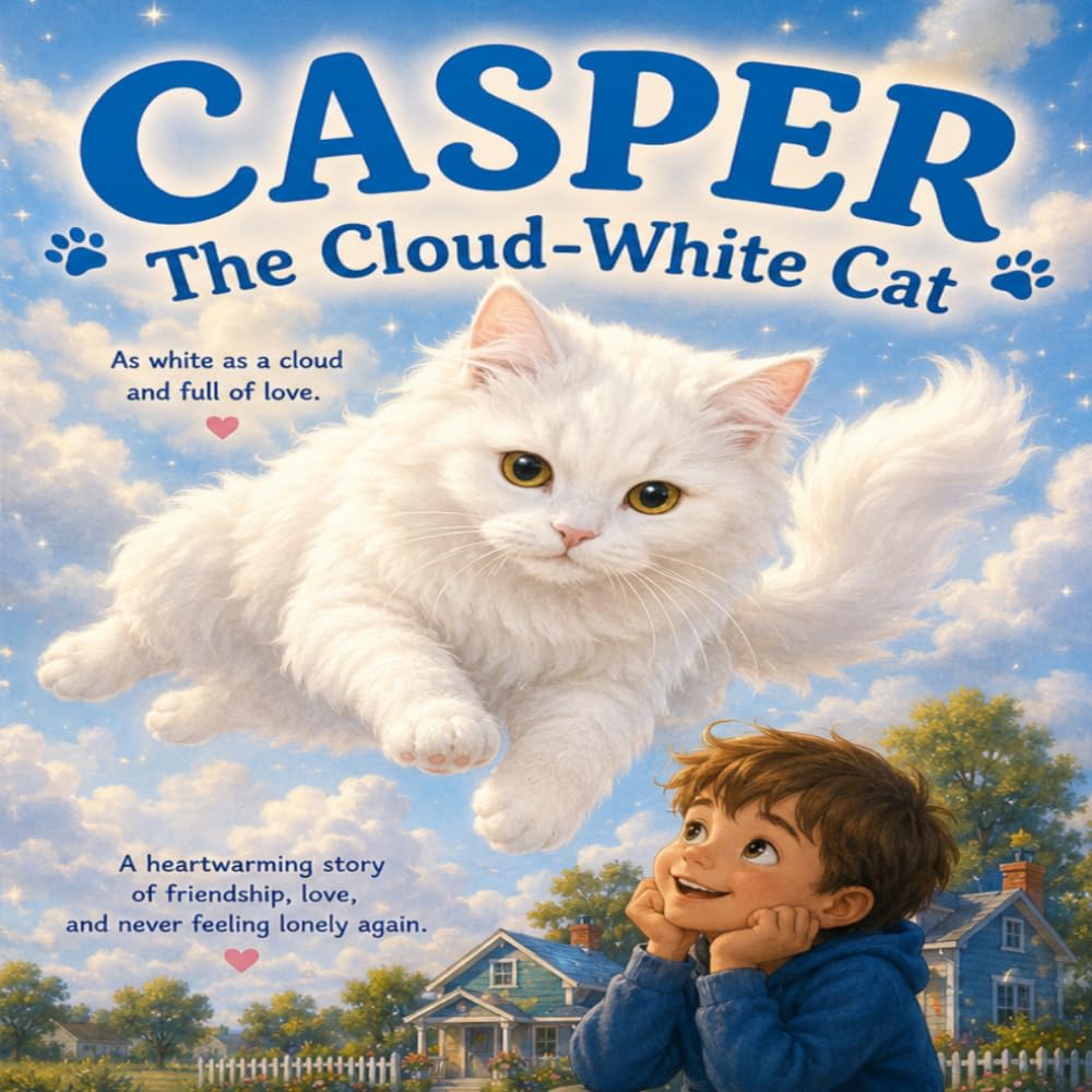 Casper the Cloud-White Cat: A Heartwarming Story About Friendship, Love, and Finding Your Best Friend (Casper, Lily & Leo Adventures)
