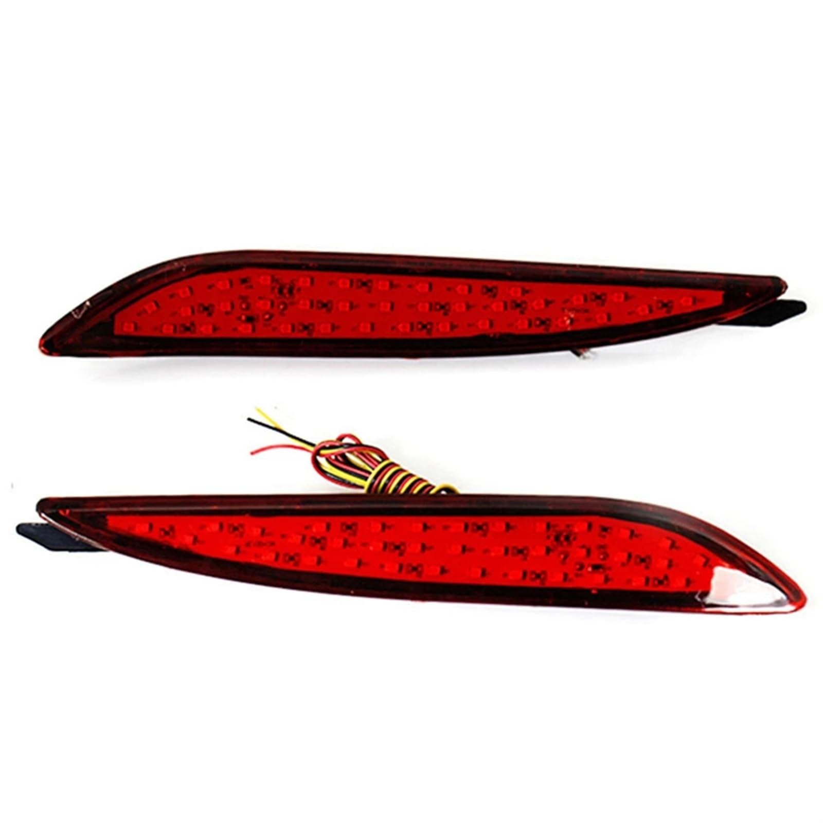 MEIZIYU 1 Pair Car LED Rear Bumper Reflector Tail Light Fit For Hyundai Elantra 2012-2014 Signal Light Braking Running Light światła do jazdy dziennej do samochodów