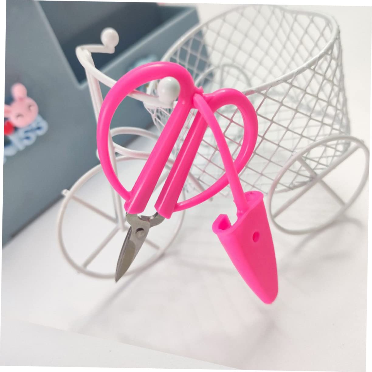 30 Pièces mini-ciseaux coupe-tissu ciseaux à fil pour coudre cranteurs broderie de tailleur en acier inoxydable outil de coupe de fil Gel de silice