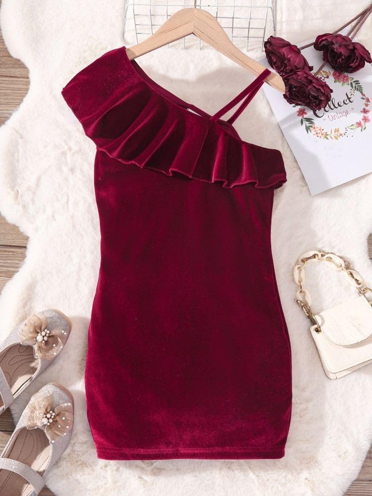Image of Kids Girls Rayon Sleeveless Stylish Dress