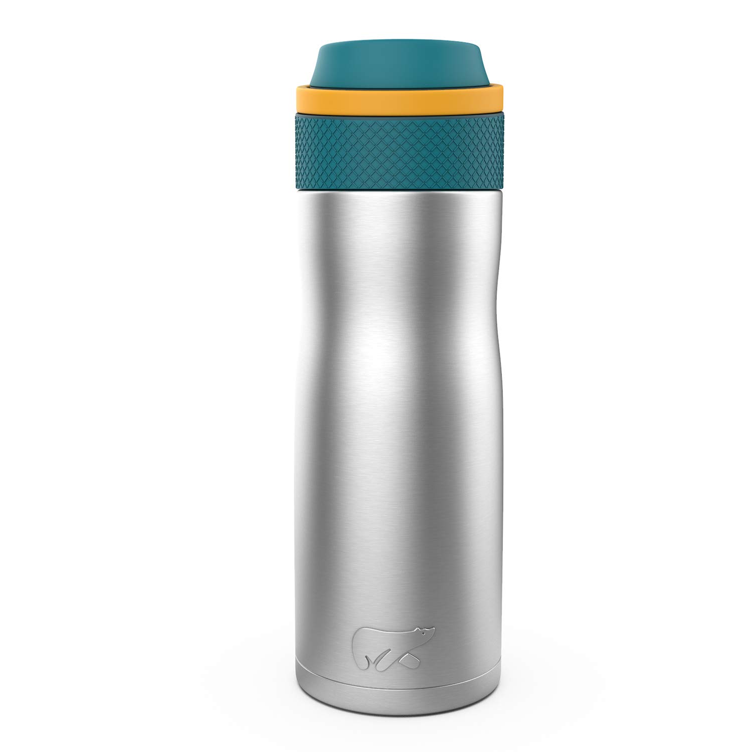 Headway Olso Stainless Steel Vacuum Insulated Water Bottle. Triple Layered Insulation. Cold for 20 hours, hot for 10 hours 550 ML - Steel