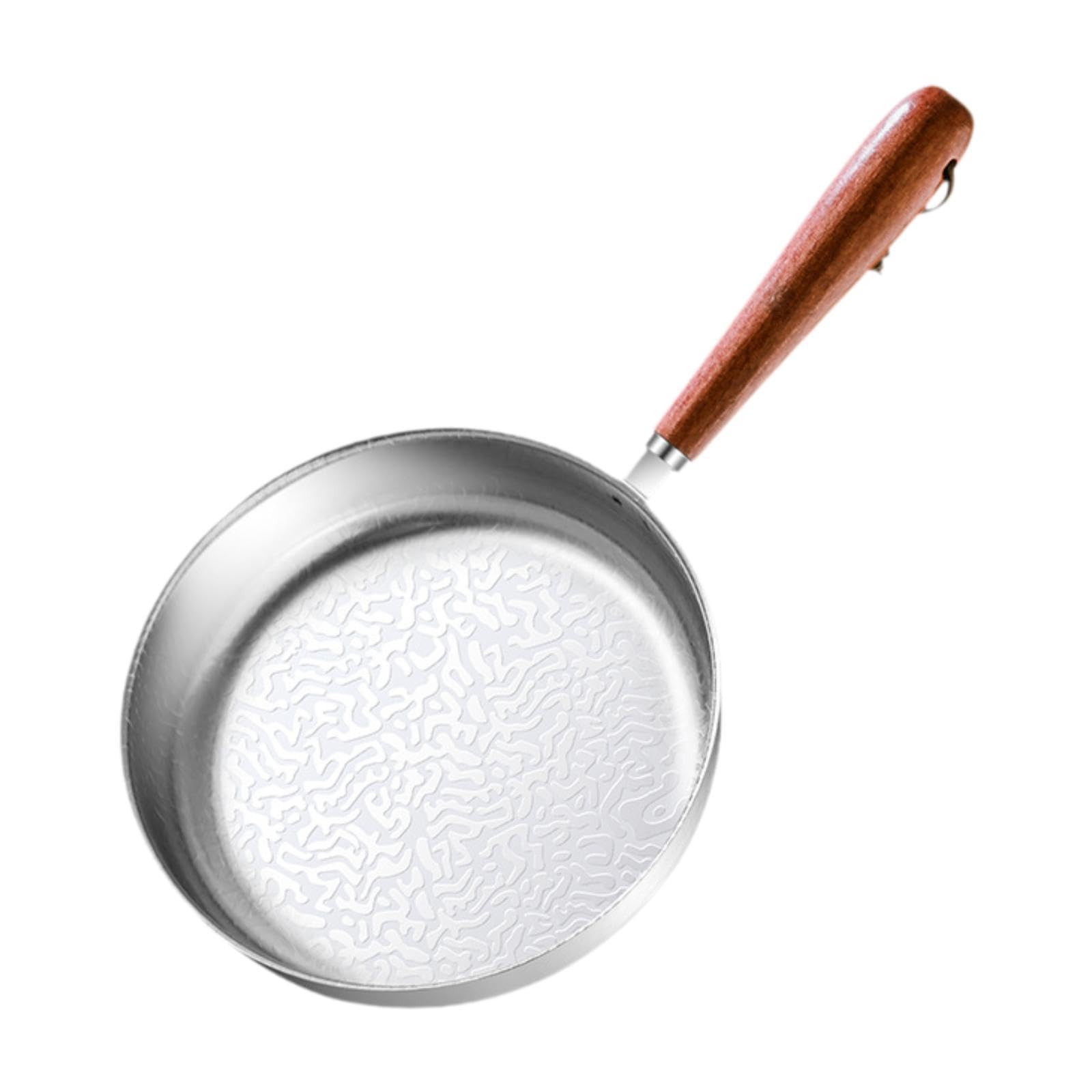 Frying Pan Fried Steak Pot Cooking Pot Omelette Pan Portable Flat Bottom Skillet Cookware for Camping Outdoor Restaurant