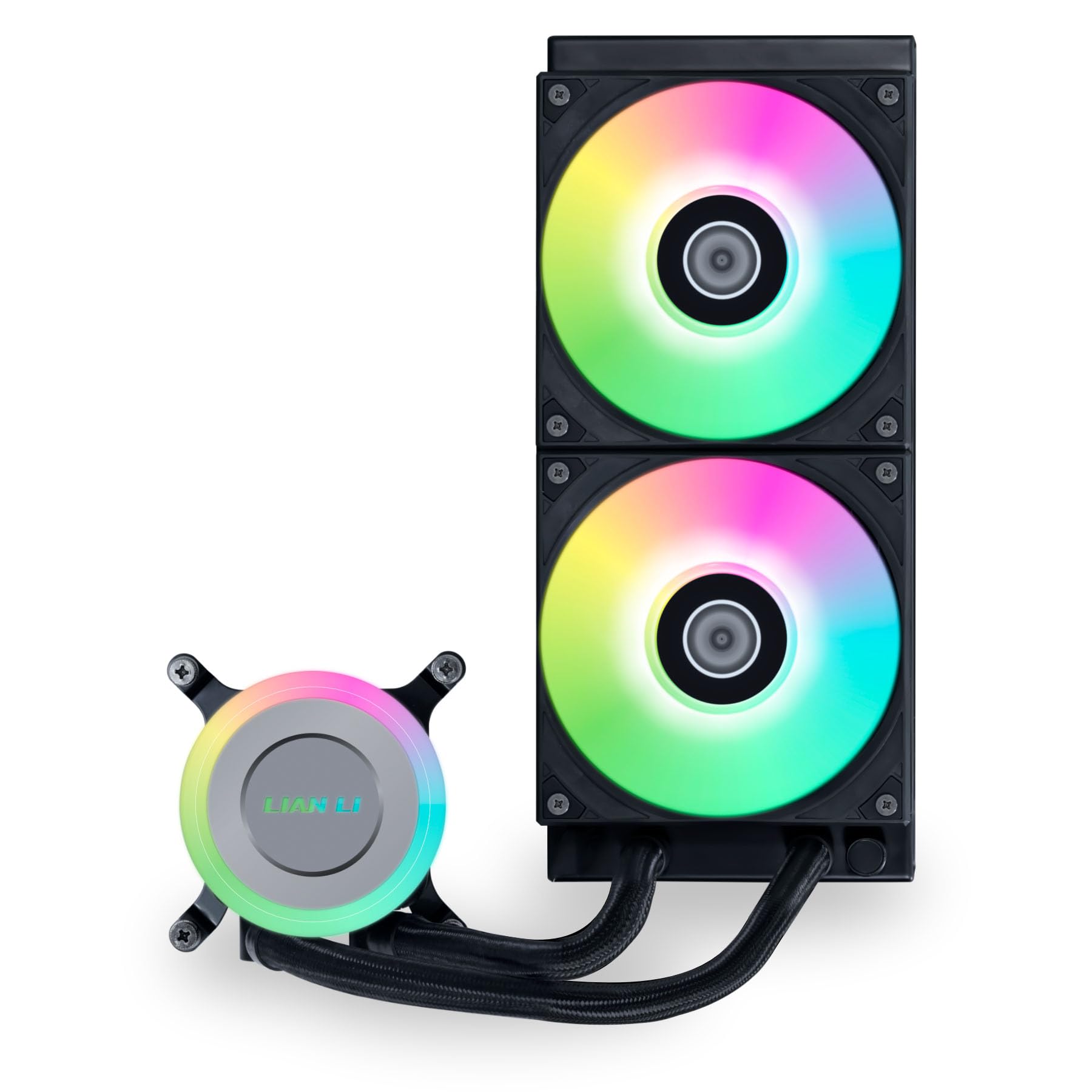 Amazon.co.jp: LIANLI 水冷CPUクーラー Galahad II LITE 240 RGB Black
