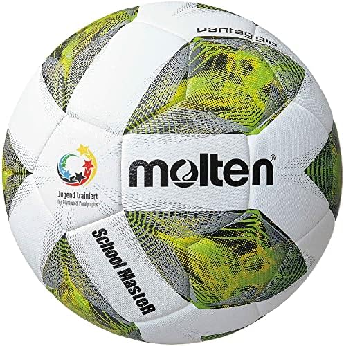 Molten Football Soft HR Training Balls White/Green/Silver 5