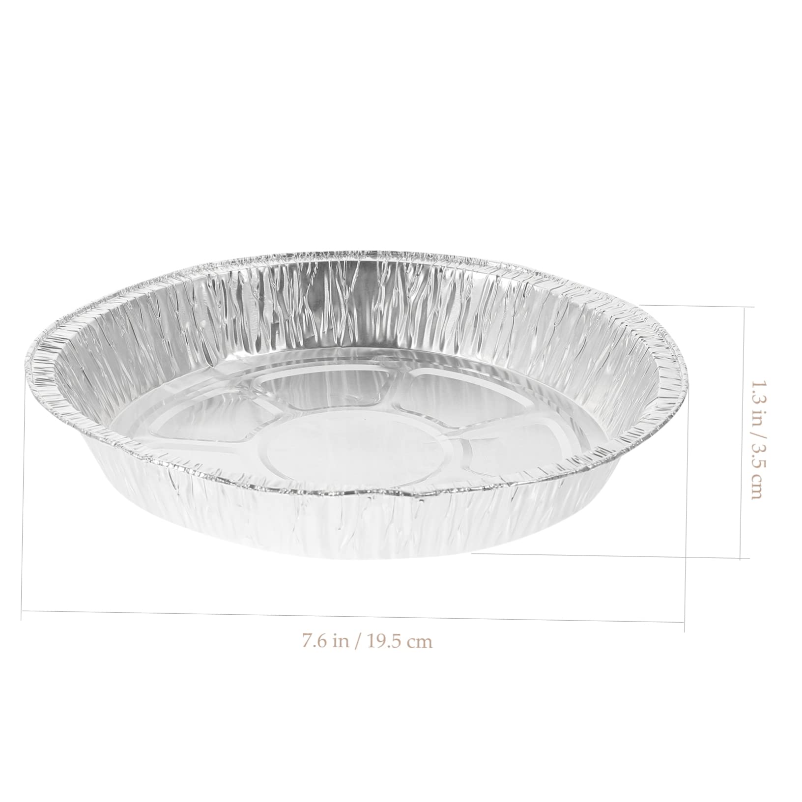 Einweg Backform aus Aluminiumfolie für Kochen und Bbq Große Kapazität Multifunktional Aluminiumfolien Backformen 40 Stück 500ml Geeignet