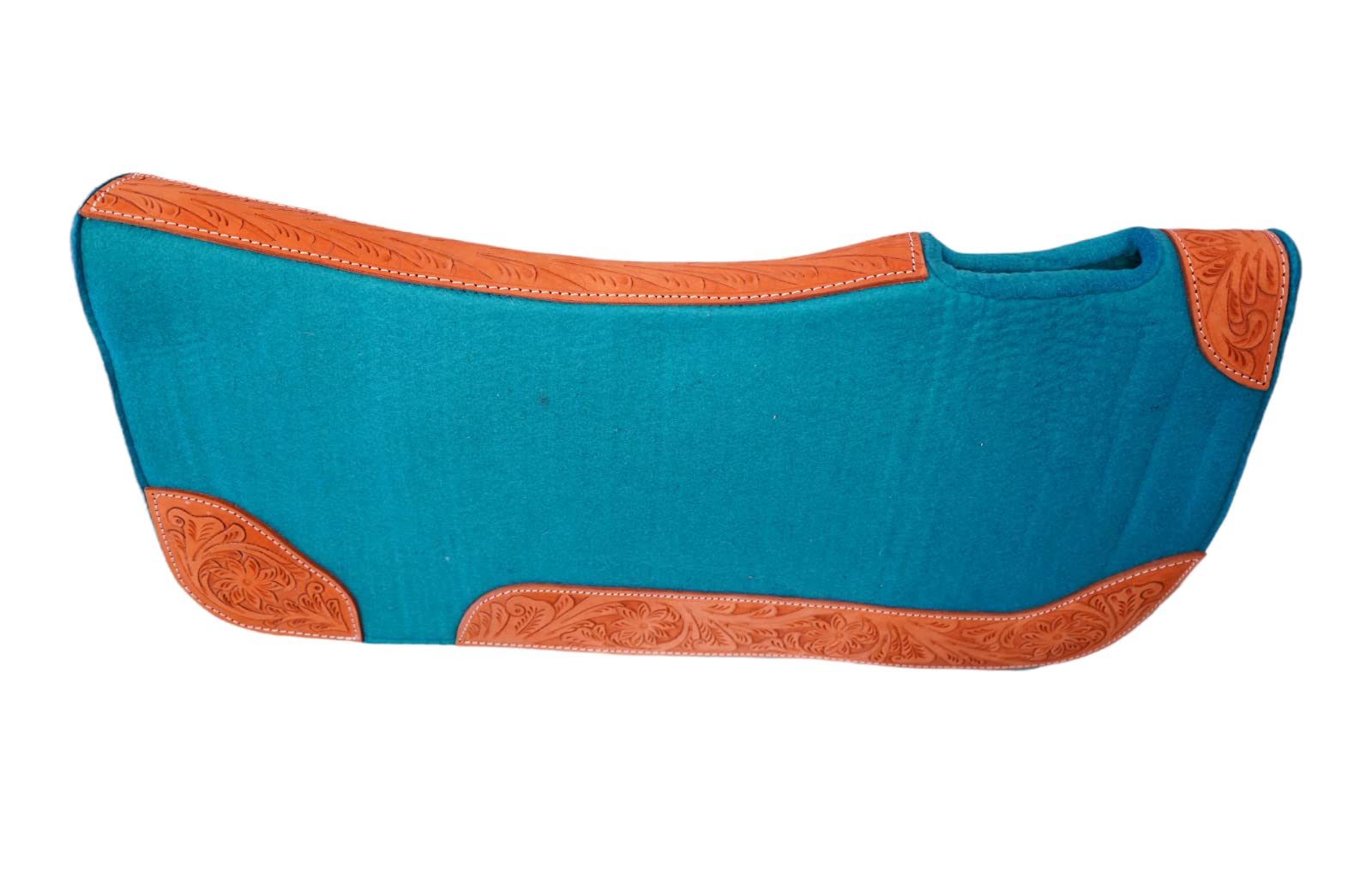 Perfeclan Tapis de Selle Western, Tapis de Selle en Cuir, Coussin de