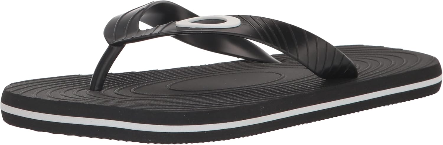 Oakley Men's Catalina Flip Flop, Blackout, 12