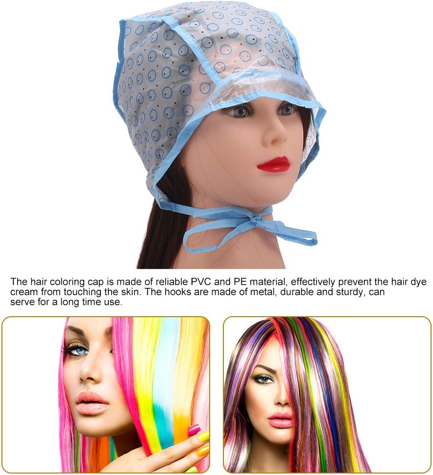 Fesjoy Hair Dye Tool Kit Color Mixing Bowl Hair Dye Brush Hair Dye Comb Hair Tint Mixer Ear Covers 4 Hairdressing Clips 1 Hair Coloring Shawl 1 Pair Gloves Hair Dyeing Highlighting Cap with Hook : Beauty & Personal Care