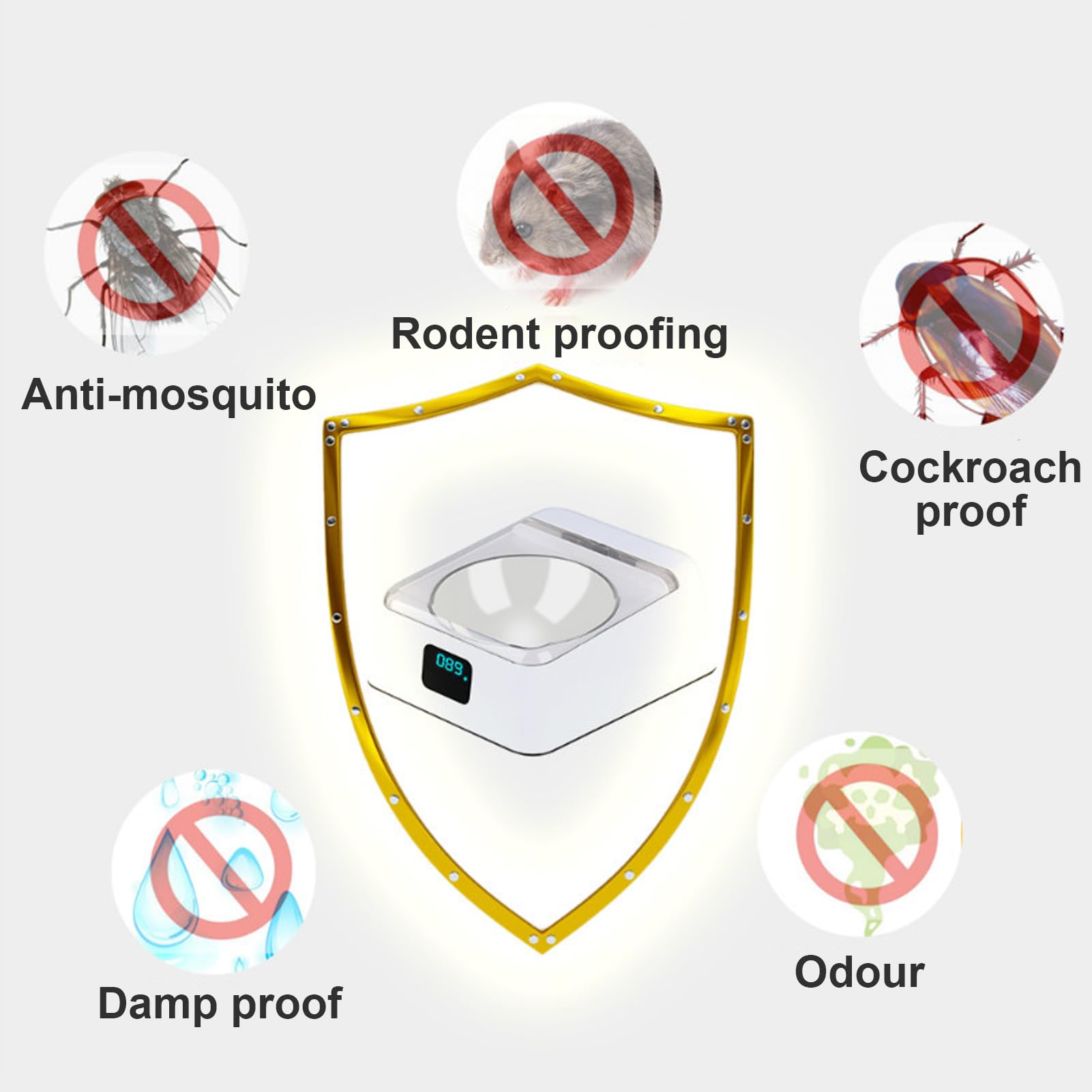 Comedero automático para Mascotas,Comedero automático para Gatos con Tapa de Apertura automática por Sensor de Infrarrojos,Comedero para Mascotas con Tapa de Apertura automática por batería