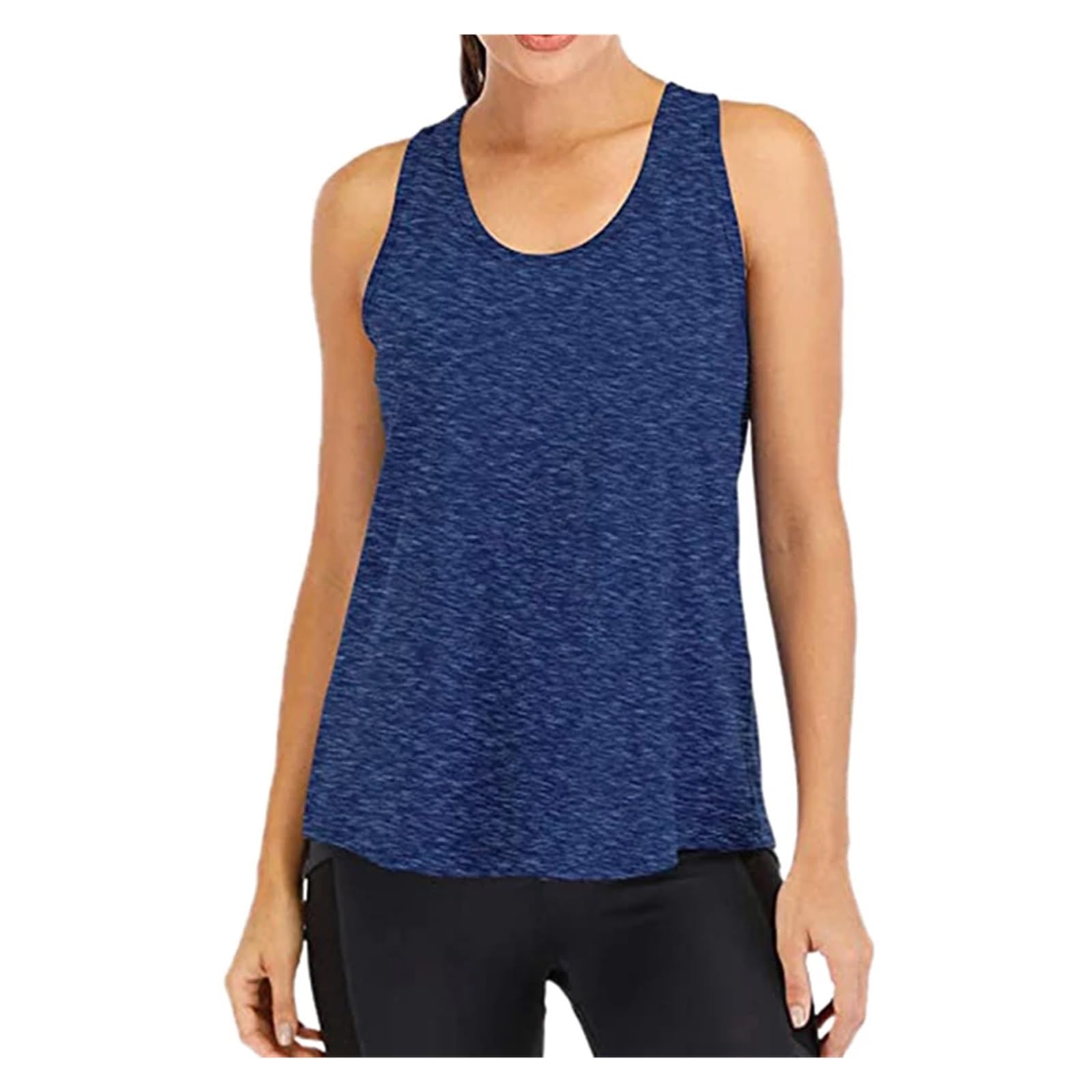 Canotte da allenamento da donna Camicie da donna fitness Camicetta da corsa allentata senza maniche da allenamento T-shirt sportive Abbigliamento sportivo da allenamento Canotta da yoga casual(B,XL)