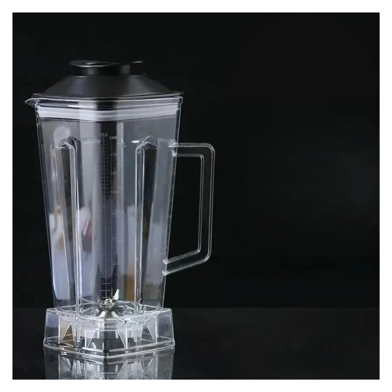 2L Caraffa frullatore trasparente di ricambio Compatibile con Silver Crest