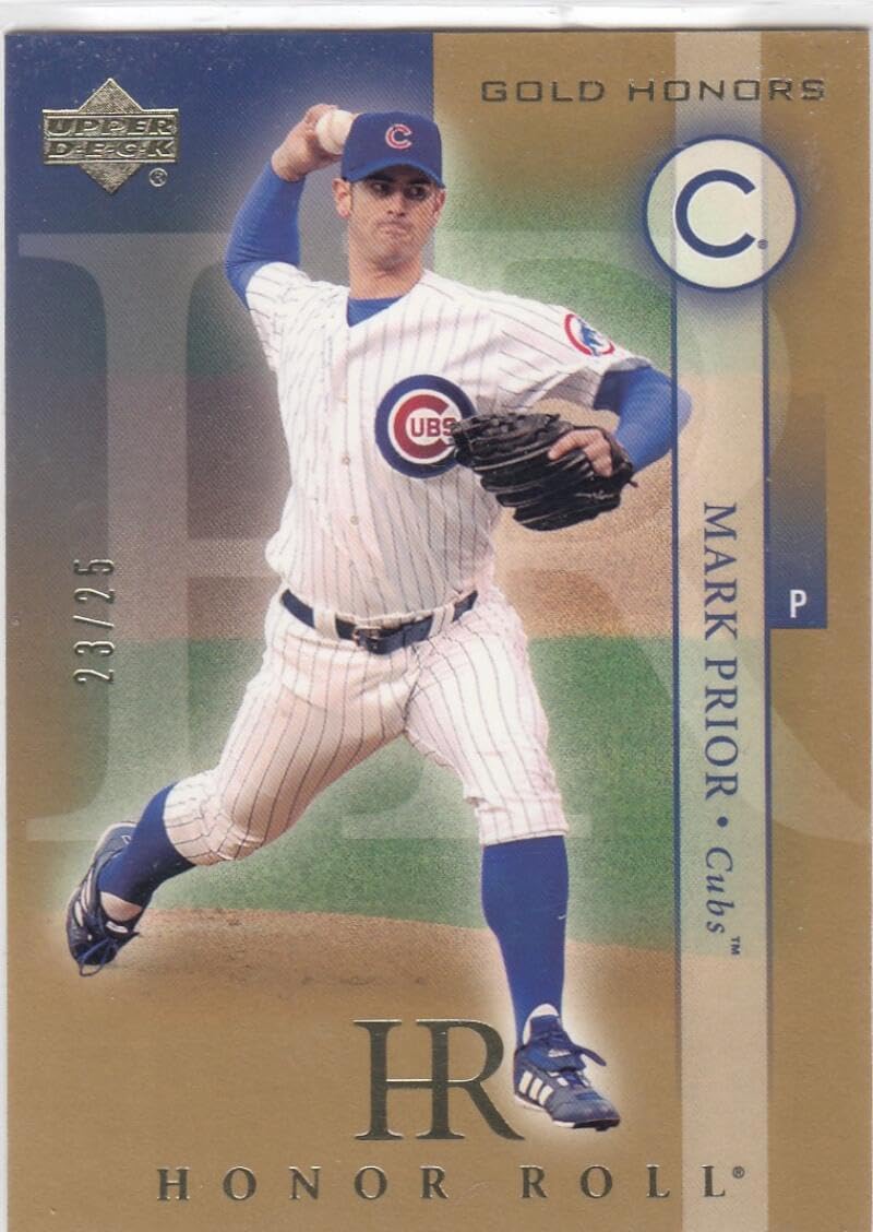 Baseball Trading Card MLB 2003 Upper Deck Honor Roll Gold #46 Mark Prior NM Near Mint 23/25 Cubs