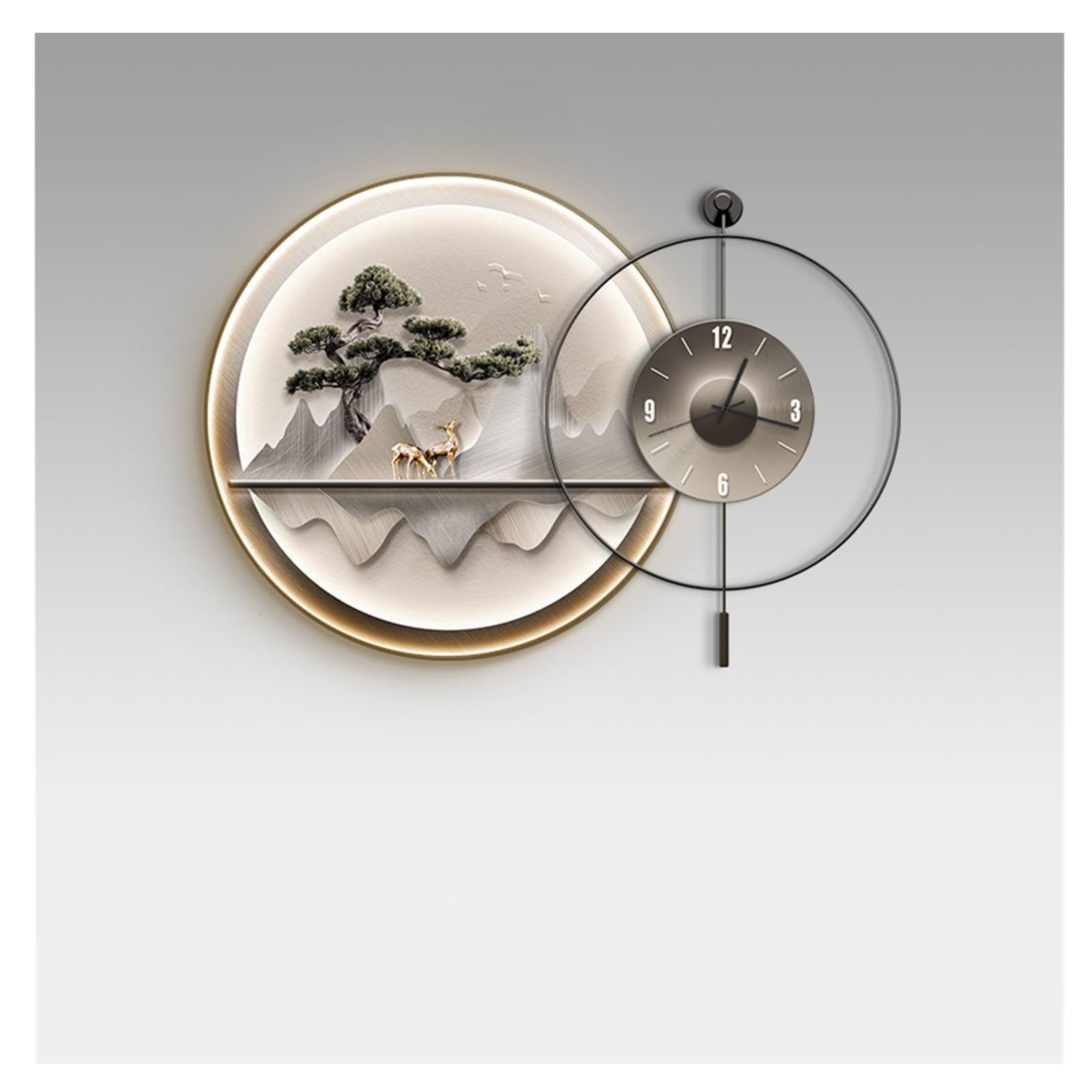 Reloj Cocina Cuadro Decorativo de Comedor con Reloj Pared