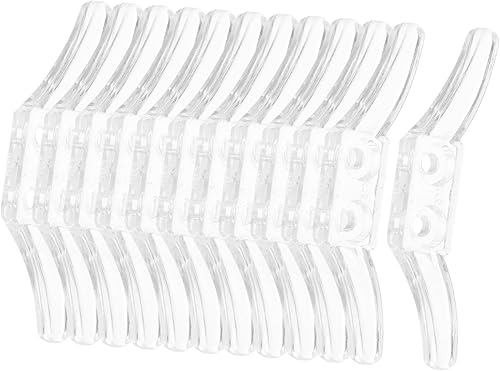 Artibetter 12 ganchos para accesorios para ciegos, soporte para cable adhesivo, ganchos de ventana para cortinas, cuerda ciega, tacos, acrílico,