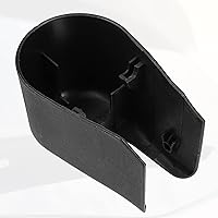 Vista 6 de ACROPIX Tapa de tuerca de brazo de limpiaparabrisas trasero para Volvo XC90 - Paquete de 1 negro