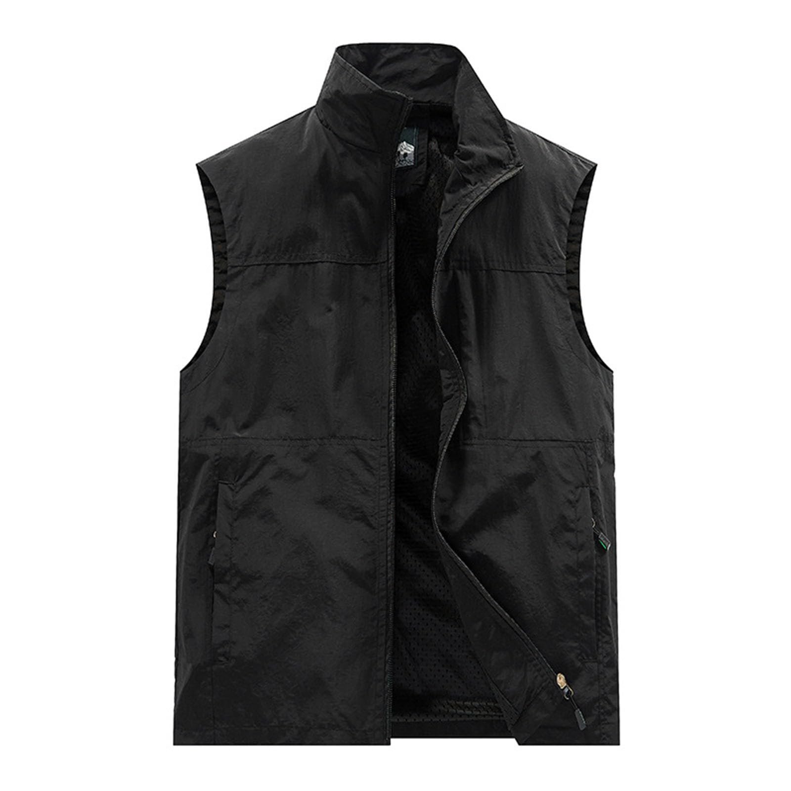 Gilet estivo da uomo, leggero, in lino, colore: bianco