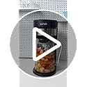 wirsh Iced Tea Maker with 3QT Pitcher, Iced Coffee Maker with Strength Control and Reusable Filter, Perfect For Iced Coffee, Latte, Tea, Lemonade, Flavored Water, Black
