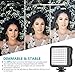 Neewer Ultra Bright Mini LED Video Light - 49 Dimmable High Power LED Panel Video Light Compatible with DJI Ronin-S OSMO Mobile 2 Zhiyun WEEBILL Smooth 4 Gimbal Canon Nikon Sony DSLR Cameras etc