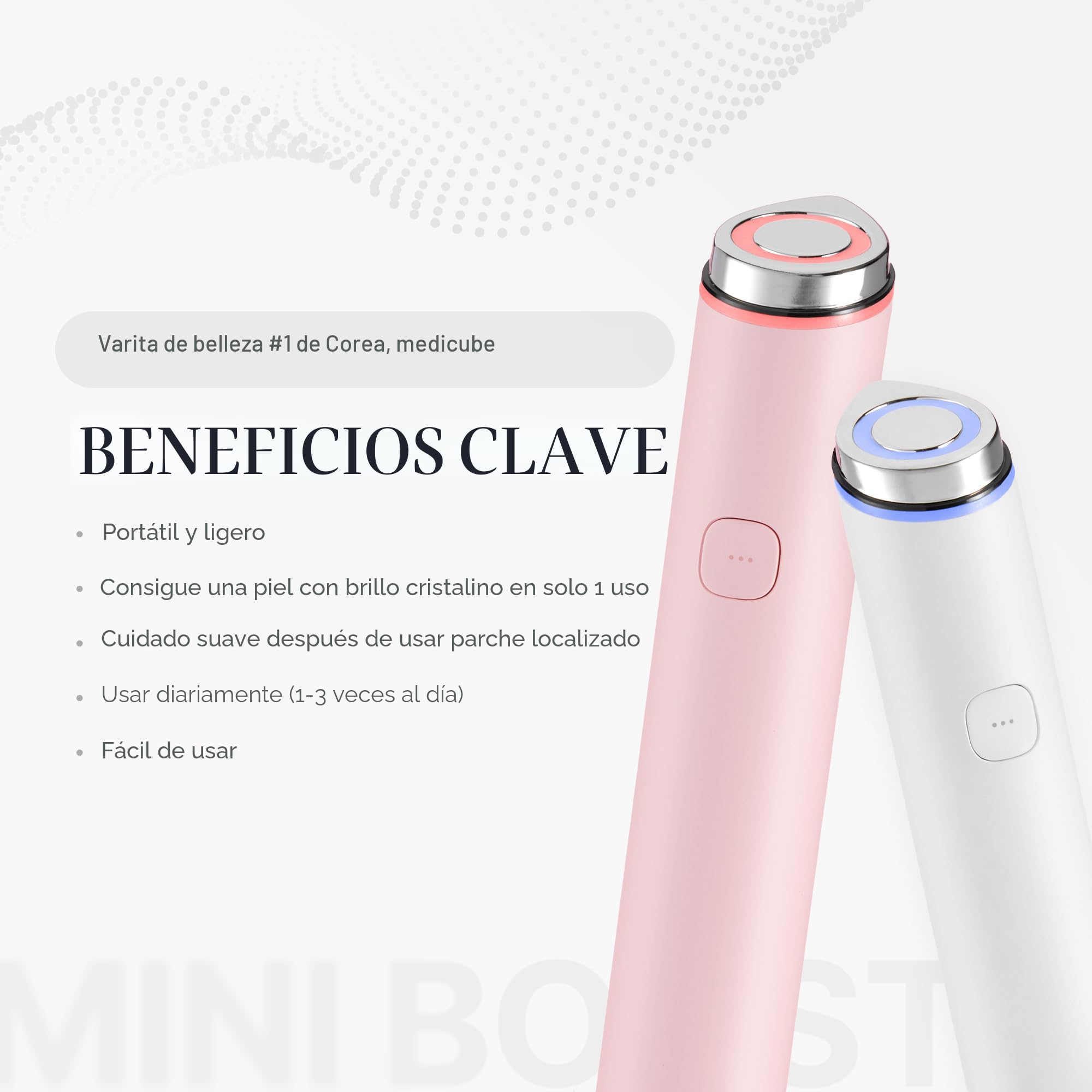 Amazon.com: medicube Mini Booster Pro White | Dispositivo facial