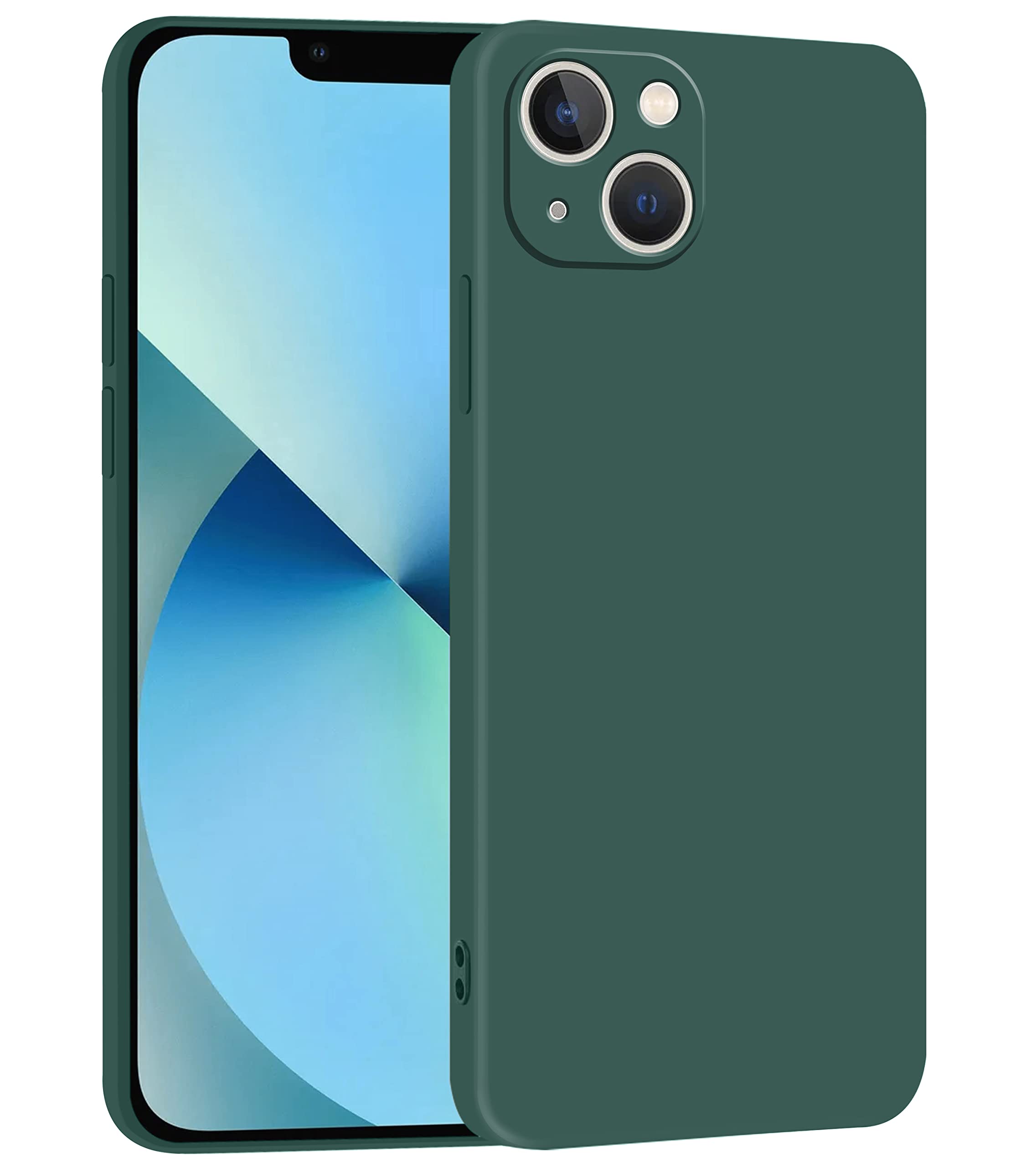 Zapcase Back Case Cover for iPhone 13 Mini | Compatible for iPhone 13 Mini Back Case Cover | Matte Soft Flexible Silicon | Liquid Silicon Case for iPhone 13 Mini with Camera Protection | Green (B0BC1D9ZX9) Amazon Price History, Amazon Price Tracker