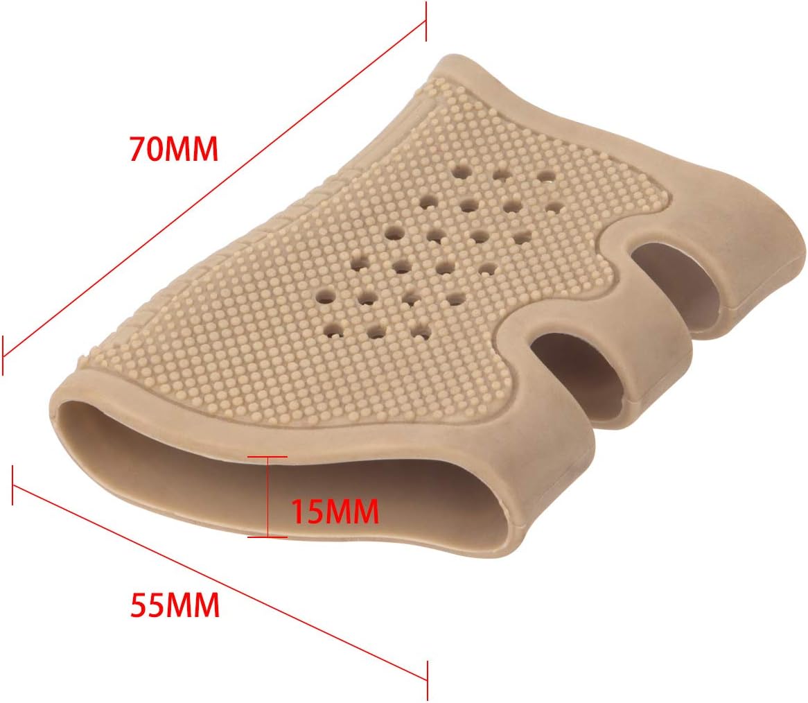 ToopMount Rubber Gun Grip Cover Sleeve Anti-Slip High Strength Soft Rubber Grip Cover for Gk 17, Generation 4 Gk 20, 21, 22 - Image 3