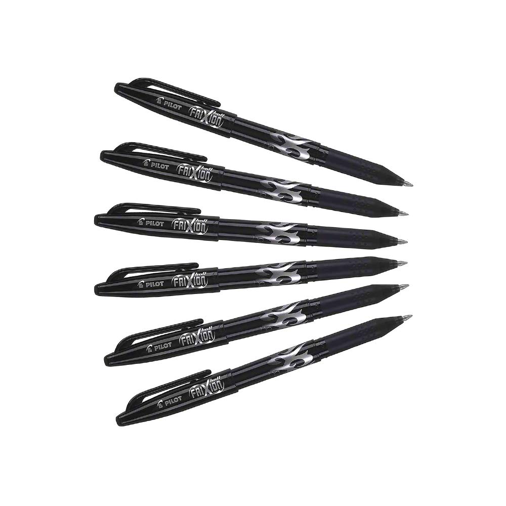 Erasable Gel Pens, Pack Of 6, Black Ink Amazon.in Office Products