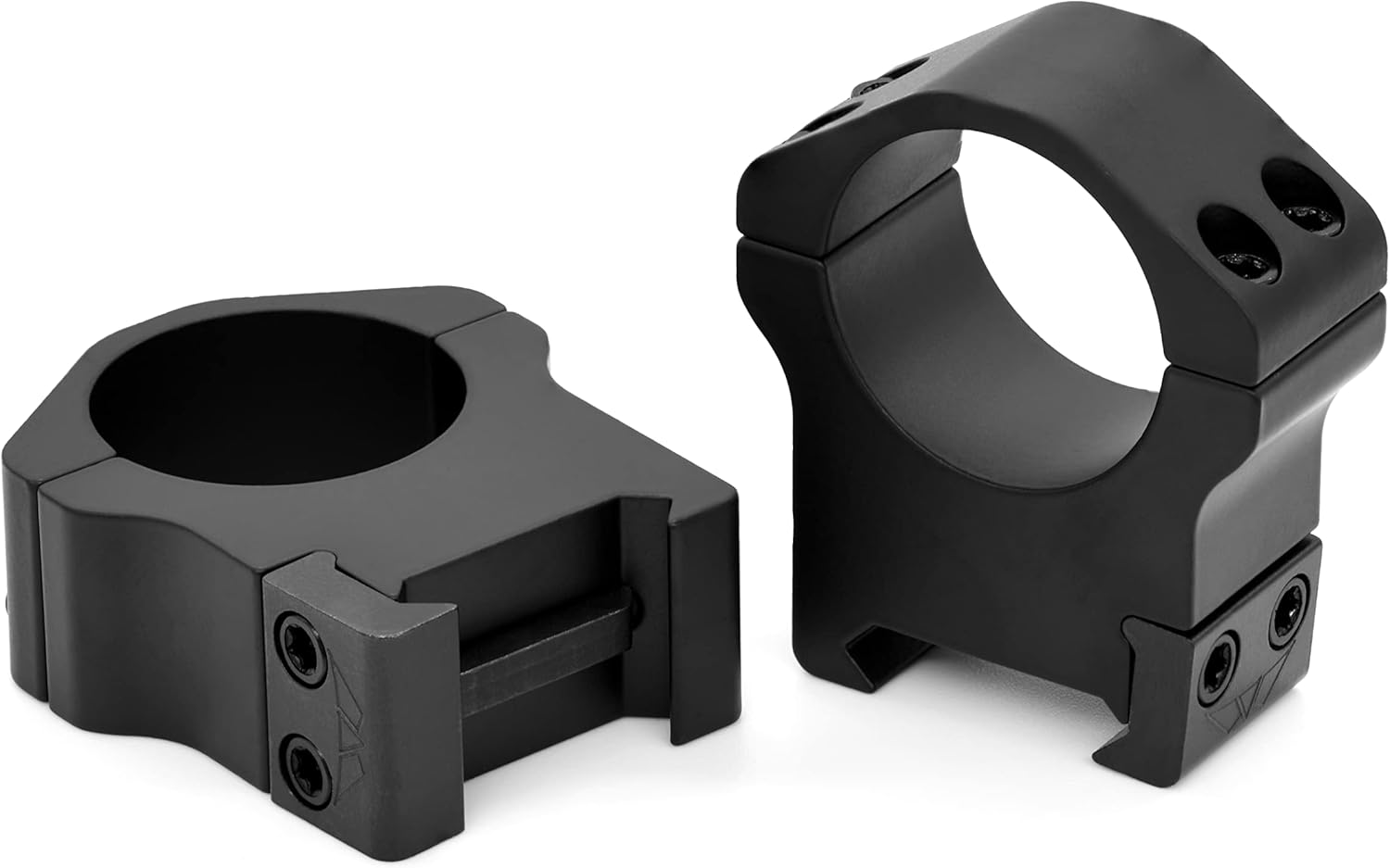 WARNE Scope Mounts Maxima Horizontal, 1 Inch, PA, Optic Rings, High, Matte Black