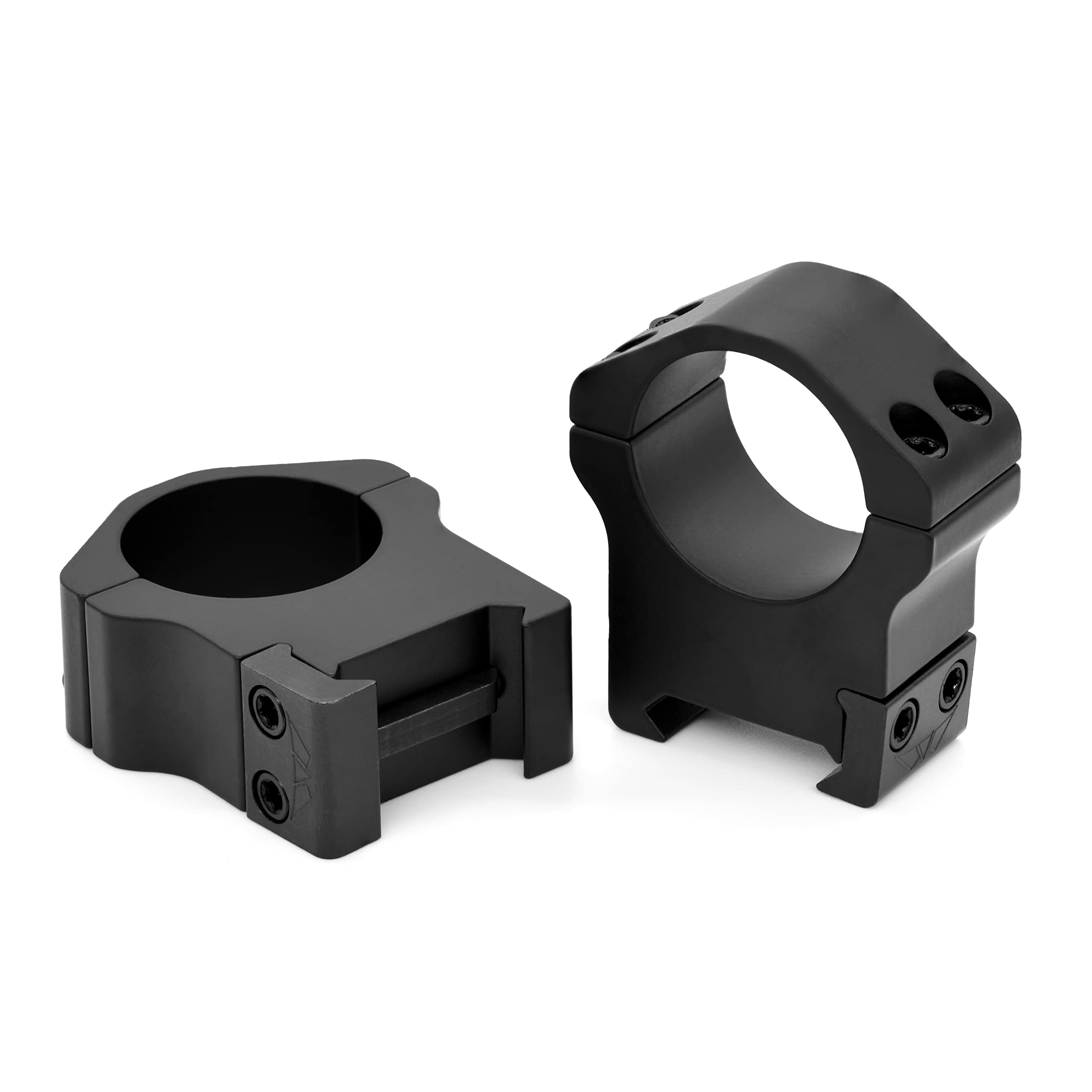 WARNEScope Mounts Maxima Horizontal, 1 Inch, PA, Optic Rings, High, Matte Black