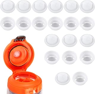 10pcs Replacement Valves Compatible with Gatorade Water Bottle, BPA Free Silicone Dispensing Valve Bottle Lid Replacement Accessories for Gatorade 32oz Squeeze Bottle & 30oz Gx Water Bottle