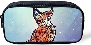 Beauty Collector Pencil Case 3d Fox Painting Pencil Porch Holder for Kids School