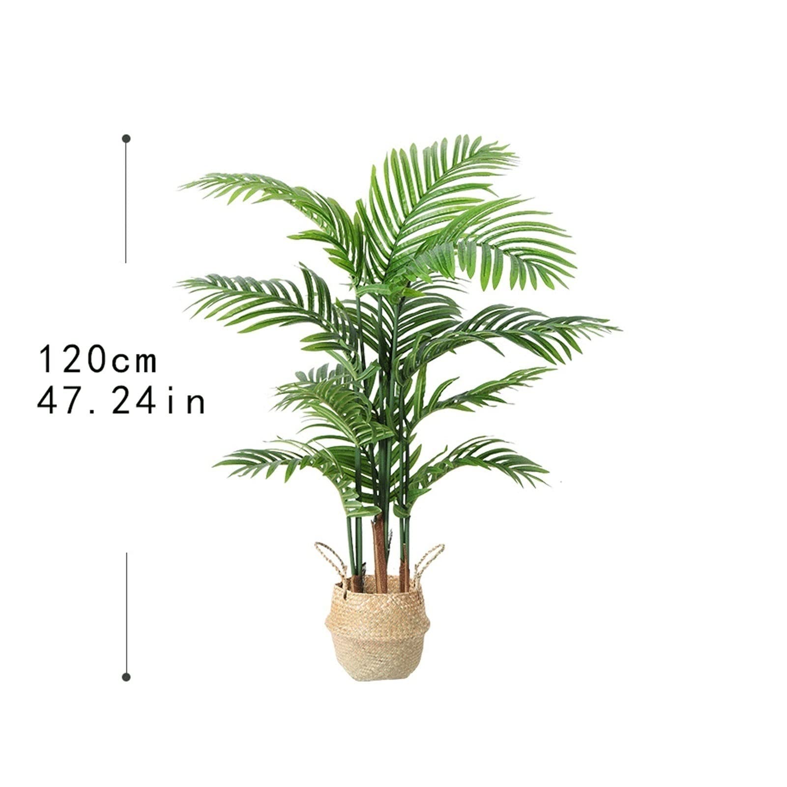 Piante artificiali Simulazione per interni Ornamenti per piante verdi Ornamenti per vaso ornamentale artificiale Albero ornamentale adatto per soggiorno, camera da letto, ecc. Pianta finta,