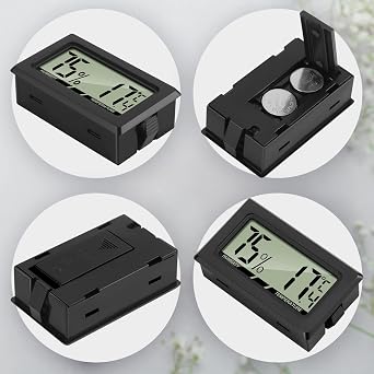 Thlevel Digital Hygrometer Thermometer Humidity Meter Gauge | for Greenhouse, Cars, Home, Office (5PCS)