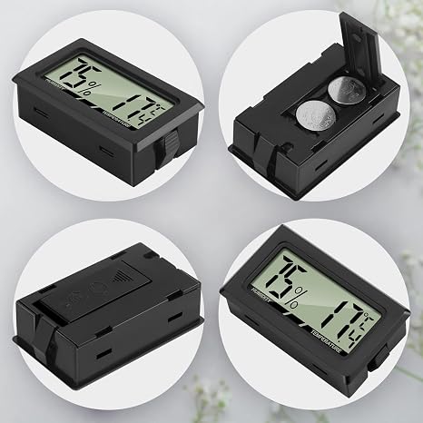 Thlevel Digital Hygrometer Thermometer Humidity Meter Gauge | for Greenhouse, Cars, Home, Office (5PCS)