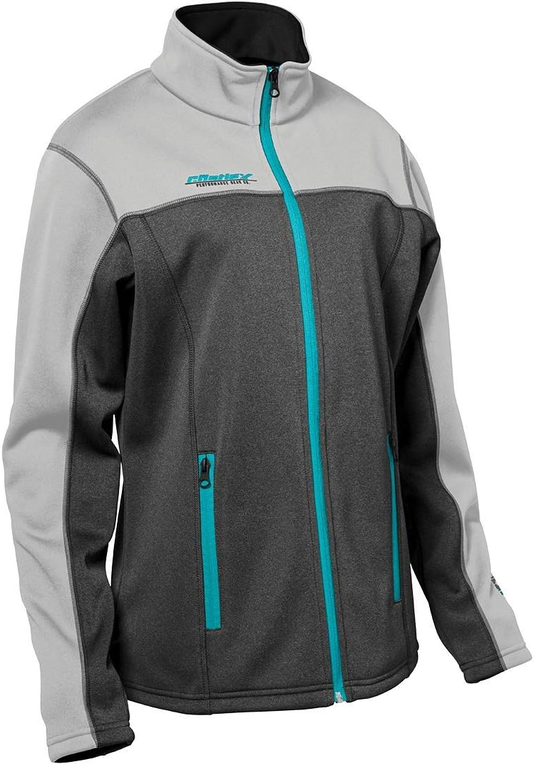Castle X Women's Fusion G4 Mid-Layer Jacket (Charcoal/Silver/Turquoise - Small)