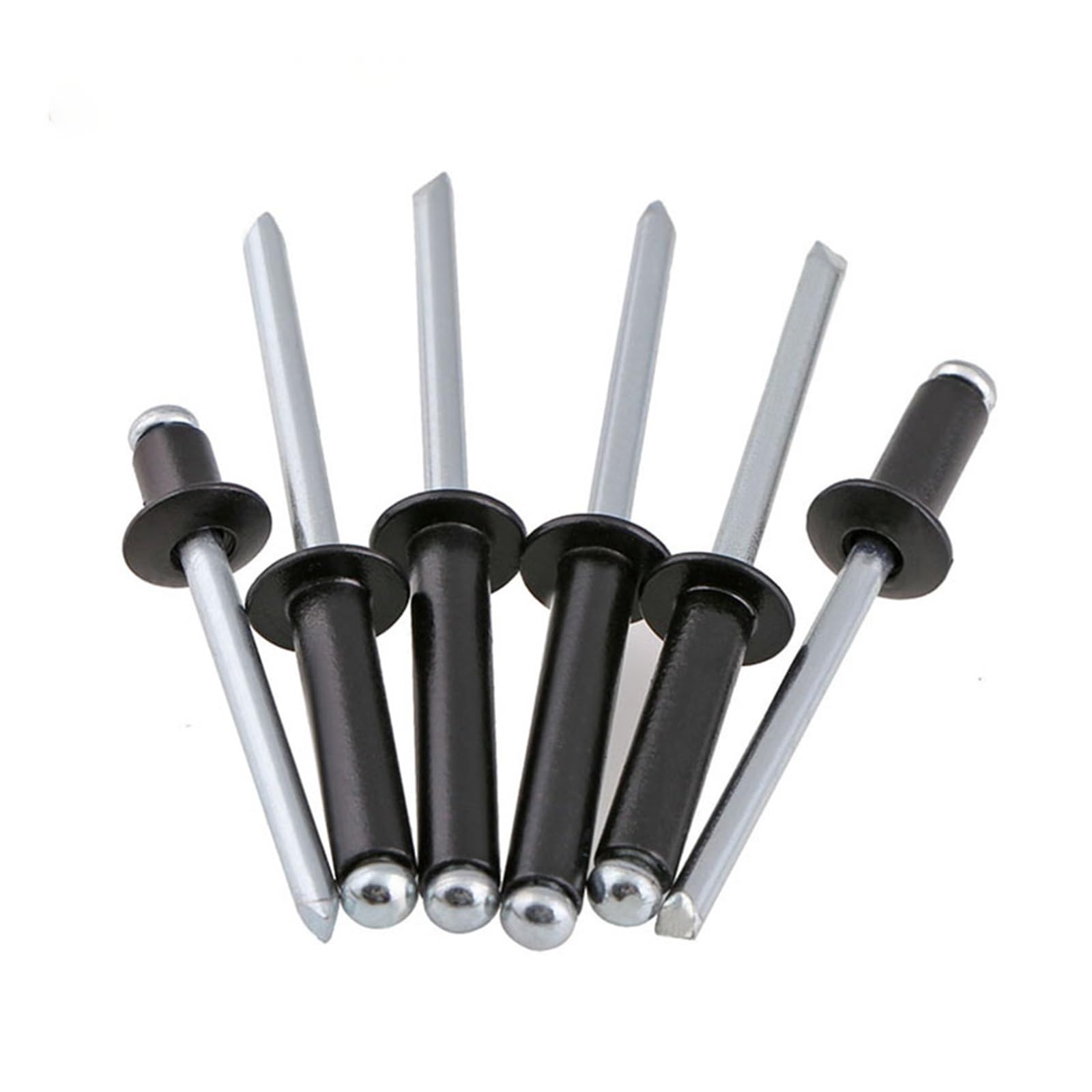 Große Flanschnieten,Großkopf-Kuppelnieten, 70 PCS Lind Nieten Nagel for Möbel Blind Runde(M2.8x8)