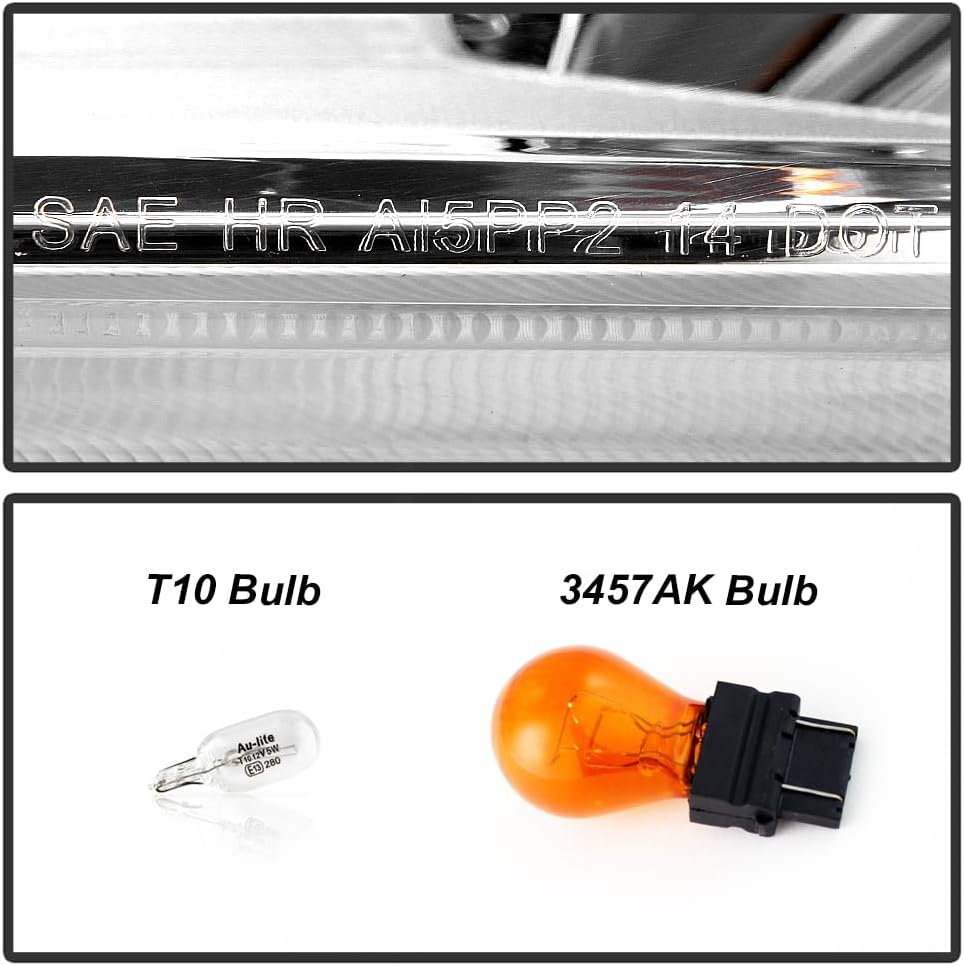 KEEKPO - For 2014 2015 2016 Nissan Versa Note Factory Style Chrome Headligh Headlamp Replacement Left Driver Side