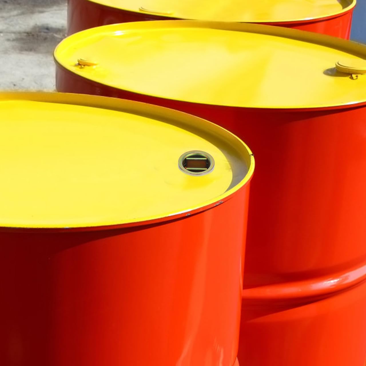 Anneome Lot de 12 couvercles de fût à huile en tôle de fer galvanisé pour fûts d'huile et d'eau, couvercles d'étanchéité pour fût de 200 l, bouchons de rechange avec joint solide
